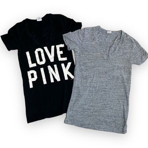 2 PINK shirts - NWOT